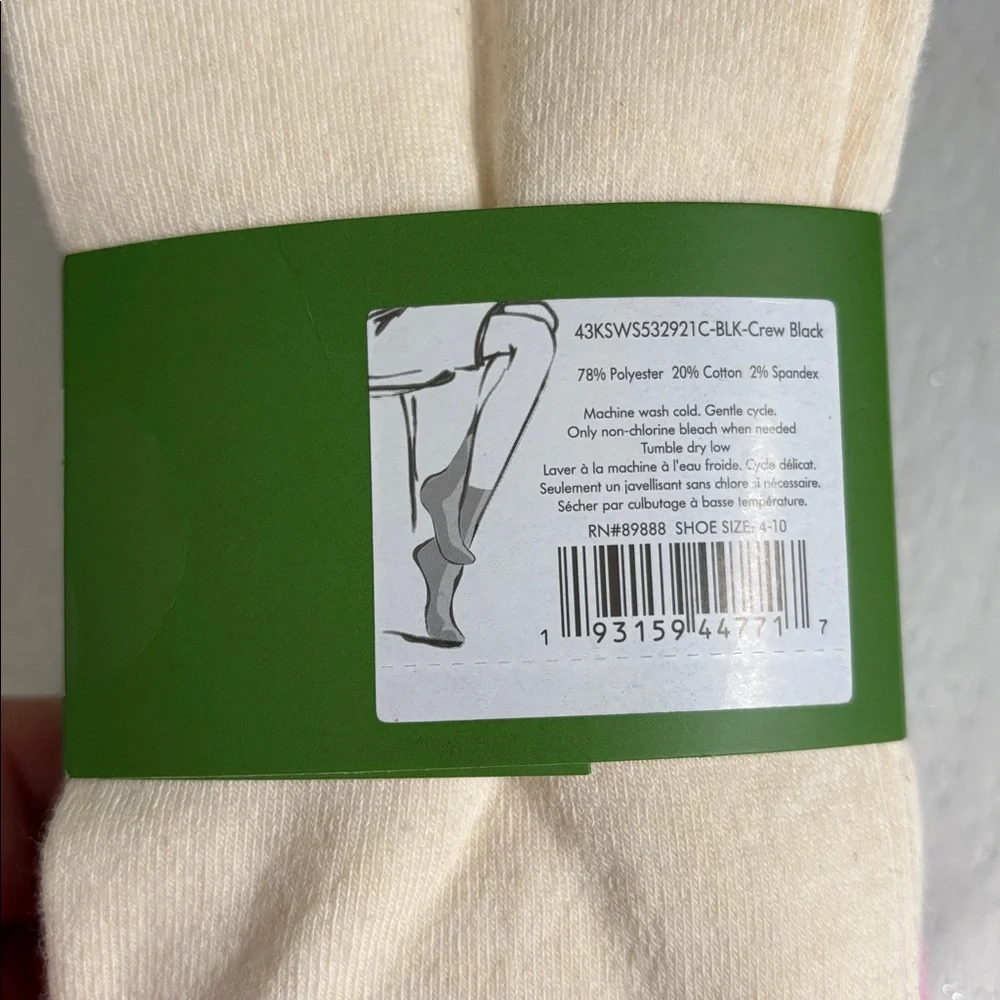 Kate Spade set of 3 Crew Socks